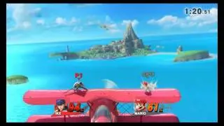 Super Smash Bros. Wii U Light Plane Vocal Remix Pilotwings (Direct Feed)