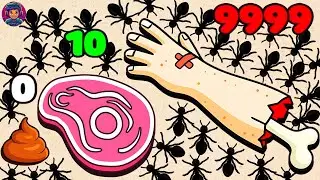 GROW AN ANT COLONY TO EAT FOOD AND FIGHT SPIDERS! Ant Land Evolution Idle Game