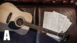 Upbeat Acoustic Guitar Backing Track In A Major