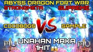 CocoBogs vs Sample  MU Origin 2 Abyss Dragon Fort War. unahan maka 1hit 😱 (ctto ng video Bogs)