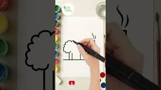 Draw A House 🏠 Easy | House drawing | #drawing #shorts #art #shortsfeed #how #home #house #dream