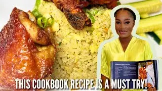 Making dinner for my family of 9: Ghanaian fried chicken rice 👌🏾 