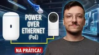 O que é Power Over Ethernet (PoE) e demonstração NA PRÁTICA com produtos UBIQUITI