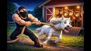 Old MacDonald Had a Farm Story | Thief Stole Every Animal! 🐎🐄🚜😱cartoon for kids.