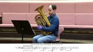 Orchestral excerpts for English F tuba