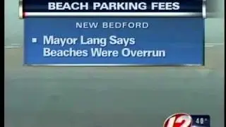 Beach Parking fees in New Bedford