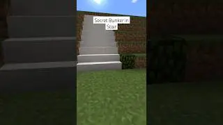 Minecraft Secret Bunker In Stair🤔!? #shorts #minecraft #minecraftredstone