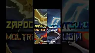 Zapdos vs moltres vs articuno vs Lucia | #1v1v1v1 #subscribe #edit #viral #comment #like