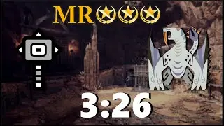 MHW: Iceborne (PC) - MR3★ Barioth Solo (Hammer) - 3:26 - TA Rules - Speedrun Bootcamp #1