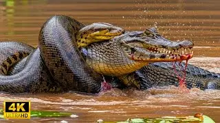 WILD LIFE AMAZON JUNGLE | The Amazon&rsquo;s Darkest Predators Face Off Underwater