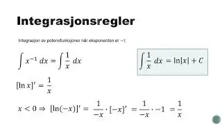 Ubestemt integral 2a