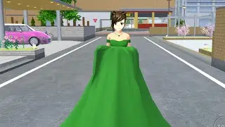 🌿 Leaf Green Wedding Gown Tutorial 💍 | Sakura School Simulator