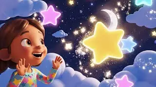 Eight Little Toy Stars Twinkle Twinkle Twinkle | Nursery Rhymes for Kids & Baby Songs