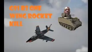 War Thunder G91 One wing rocket kill