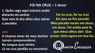 QE   Foi na cruz    1 tenor