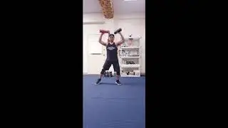At-home workout 2:  Hydro-flask strength training