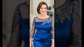 Sapphire Blue Satin Dresses for the Mother of the Bride | Wedding Fashion Inspiration