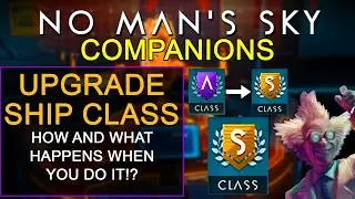 No Man's Sky Companions Gameplay 2021 - Upgrading Ship Class | How And What Happens When You Do It
