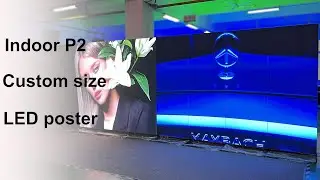 Super high-definition Indoor P2 Linkable LED Poster Screen #nseled #nseledcloud