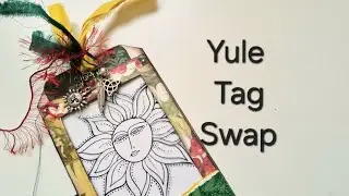 Yule Tag Swap, Final Wheel of the year tag.