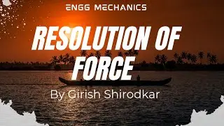 Resolution of Force #mechanicalengineering  #mechanics