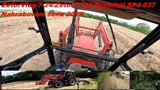 Z,0,000etorVlog/7-24/Zetor 7745/Rožmitál SP4-037/Nahrabovaní sena 2024/GoPrp