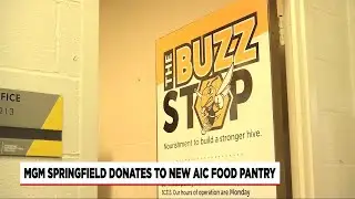 MGM Springfield donates to new AIC food pantry