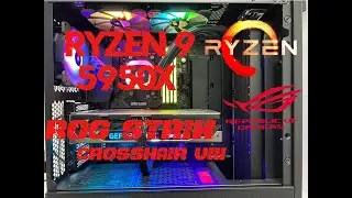 Rog Crosshair VIII DarkHero Ryzen 9 5950X Rtx 3070 CorsAir H150 360