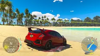 Honda Civic Type R en The Crew MotorFest, Free Roam | PS5 4K HDR