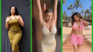 Sexy Beauty Indian Pakistani Hot Girls Reels Instagram Model Viral Short Dance TikTok Video - E3