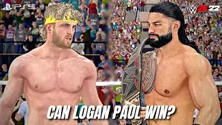 WWE 2K22 &mdash; Логан Пол против Романа Рейнса на Crown Jewel | PS5&trade; [4K60]
