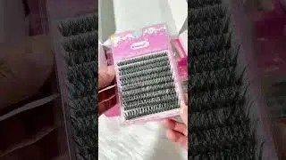Unboxing a Lash Extension Kit for My Little Sister#beauty #lashes #eyelashextensions