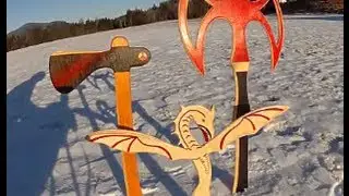 Handcrafted Boomerangs by Vic DRACO, SCALPER, and WARLOCK