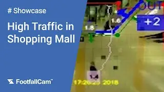 FootfallCam People Counting Solution - High Traffic in Shopping Mall