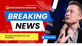 Elon Musk Criticizes Biden We Haven't Had a President | USA Election 2024 🗳️| Tesla 🚗 owner 🔥