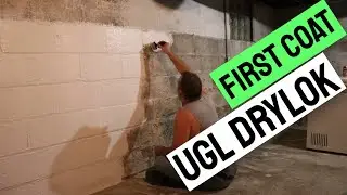 First Coat UGL DryLok, in the Basement