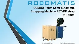 COMBO Pallet Semi-automatic Strapping Machine PET/PP strap 9-16mm