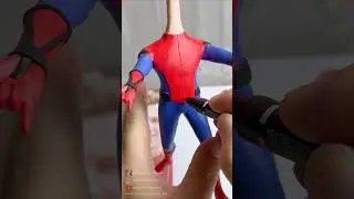 Handmade Sculpt Clay To Spider-Man (Tom Holland) Figure Doll -Marvel Superhero Sculpture #spiderman