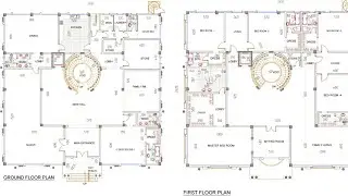 Nice house plan design G +1 floor 5 Bedroom house plan