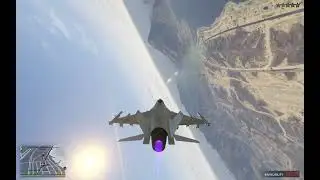 GTA 5 Franklin Steals The Fighter Jet In Fort Zancudo For Fun