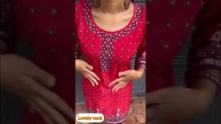Beautiful Red Faux Crepe Short Tunic Kurti By Snehal Creation | Office Wear Tunic | Daily Wear Tunic