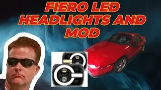 Fiero LED Headlight Replacement and Mod