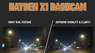 Hayden X1 Dashcam Night Time Real Footage Video Audio Quality Honest Review Feedback  Part 4 📸