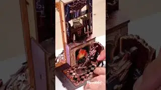 Уютный уголок для чтения своими руками от Figured'Art | Кабинет графа Кота #FiguredArt #booknook ...