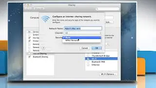 How to use Wifi Internet sharing on your Mac&reg; :Tutorial