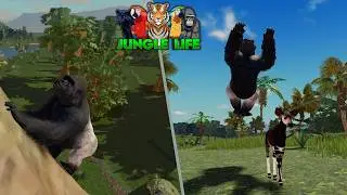 Gorilla Hunting In Jungle Life │ ROBLOX🦍