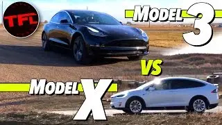 Behind The Scenes: The Tesla Model 3 and Model X ARE Surprisingly Fast On The Track!