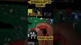 Perbaikan Tv Led TCL 32d310 ( Modifikasi power suply )