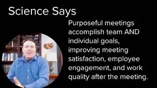 Rule 2: Define meetings. The Science on meetings that increase employee engagement.