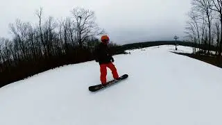 Riding Alpine Twist / Outerlimits at Alpine Valley 1/27/24 BMBW Snowboarding john0755 joh755